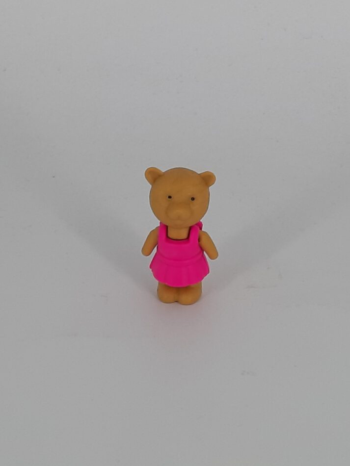 Radierer Bärchen pinke Kleidung