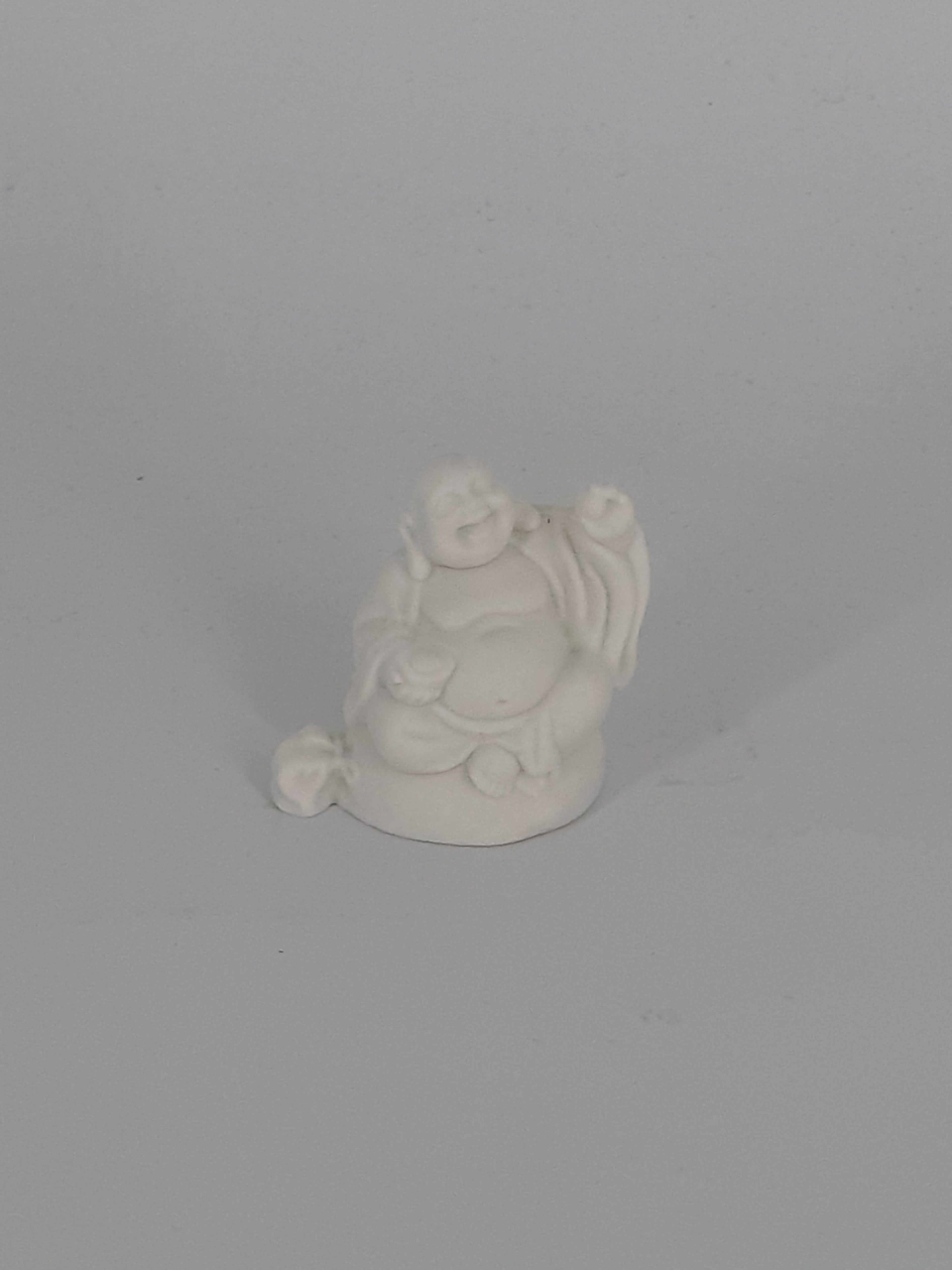 Radierer Buddha weiß Happiness