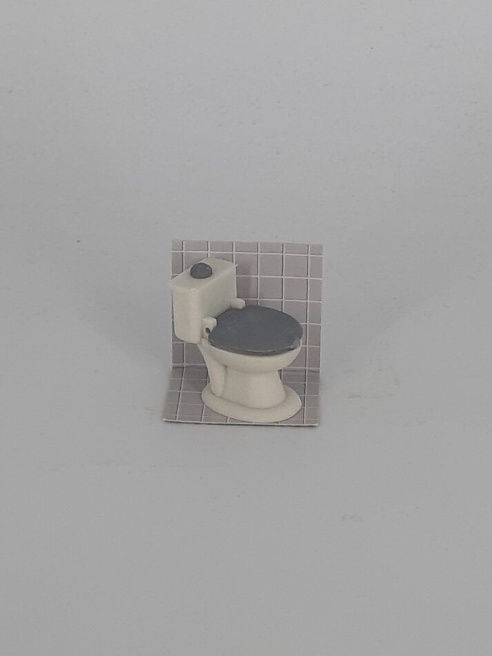 Radierer Radiergummi WC