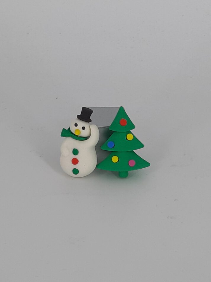 Radierer Schneemann + Weihnachtsbaum