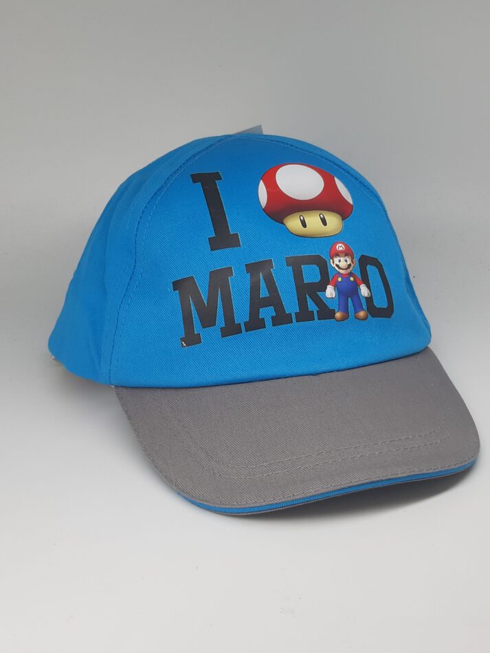 Kinder Kappe Cap – Mario Größe 54