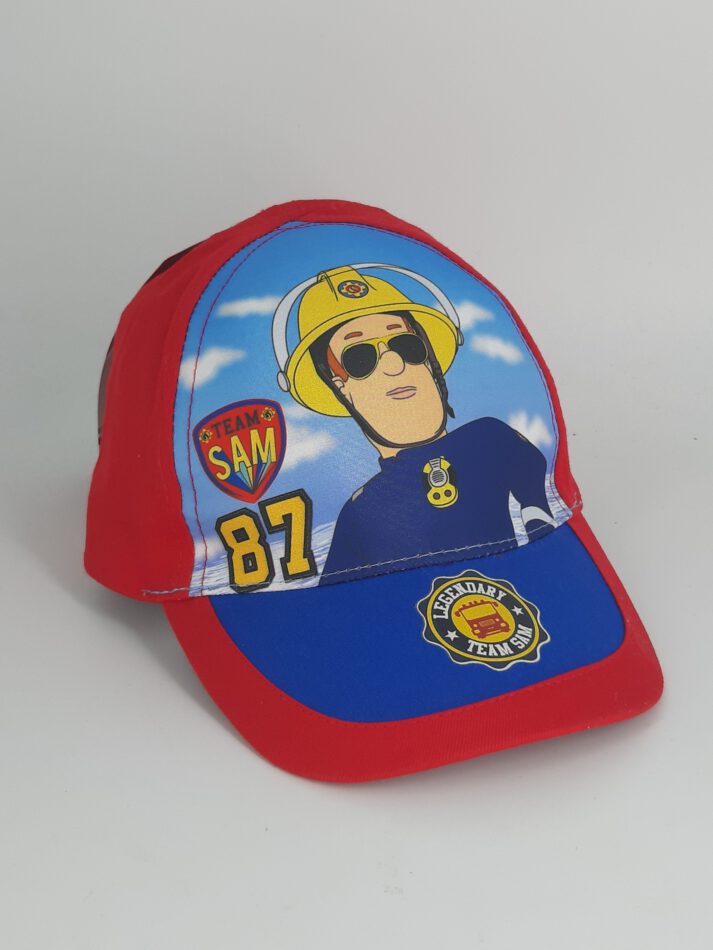 Kinder Kappe Cap – Fireman Sam Feuerwehrmann Sam  Größe 54