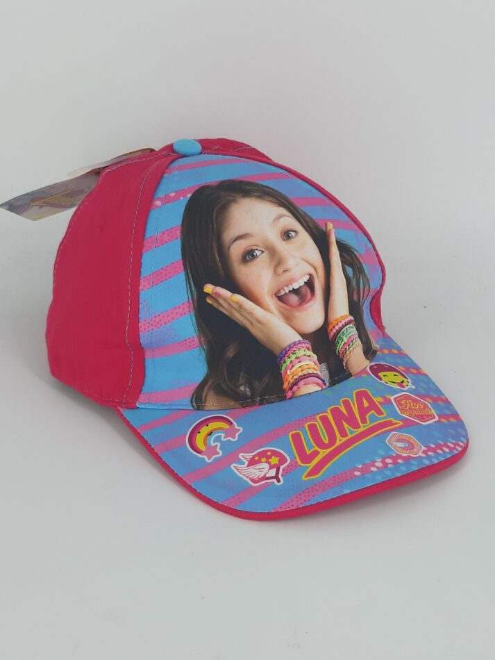 Kinder Kappe Cap – Soy Luna blau/rot Größe 55 verstellbar