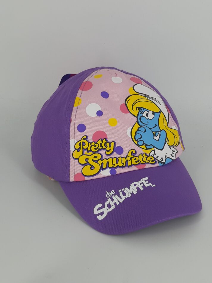 Kinder Kappe Cap – Die Schlümpfe Schlumpfine  54 cm