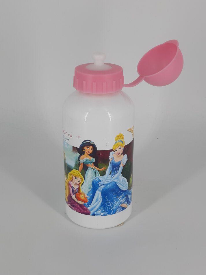 Trinkflasche Aluminium Disney Princess weiß 0,5 L neu Angebot!