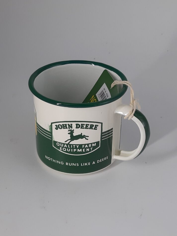 Emaille Becher John Deere - Quality Farm Equipement 0,36 l (Nostalgic Art)