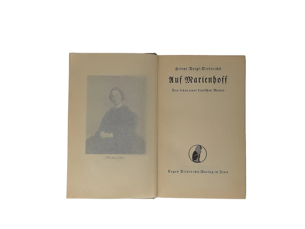 Alte Bücher Helene Voigt-Diederichs Auf Marienhoff inklusive Verlagsprospekt Eugen Diederich 1933