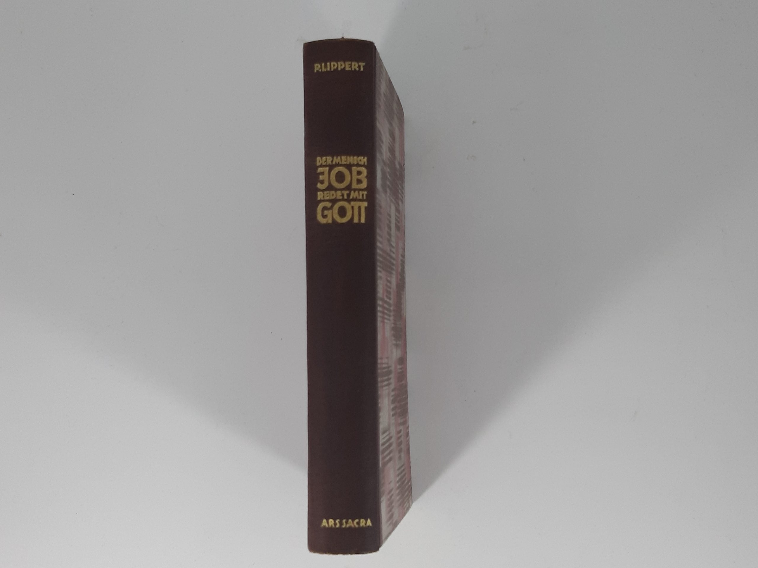 Kulturgeschichte Peter Lippert Der Mensch Job redet mit Gott   Verlag Ars Sacra 1934