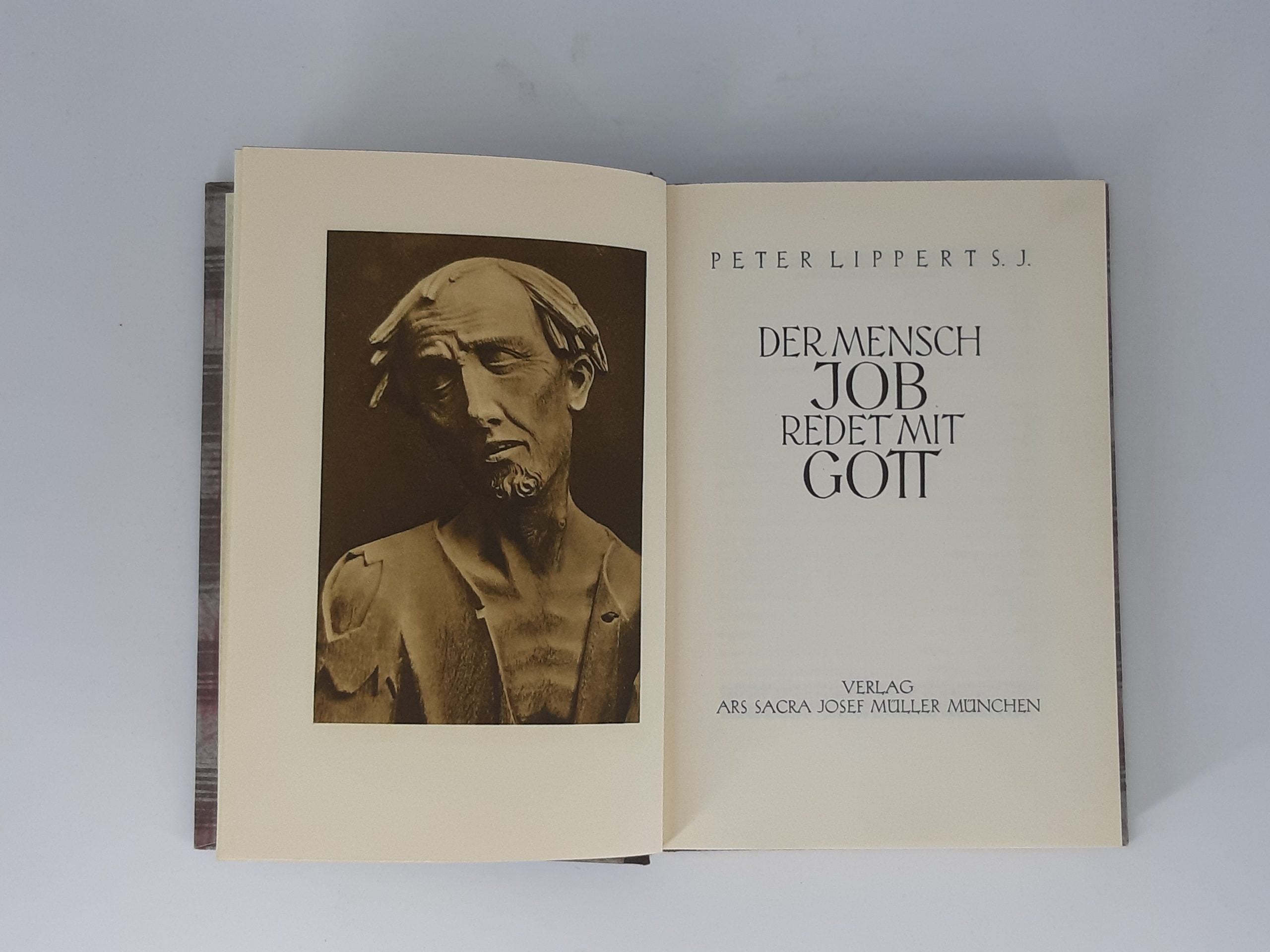 Kulturgeschichte Peter Lippert Der Mensch Job redet mit Gott   Verlag Ars Sacra 1934