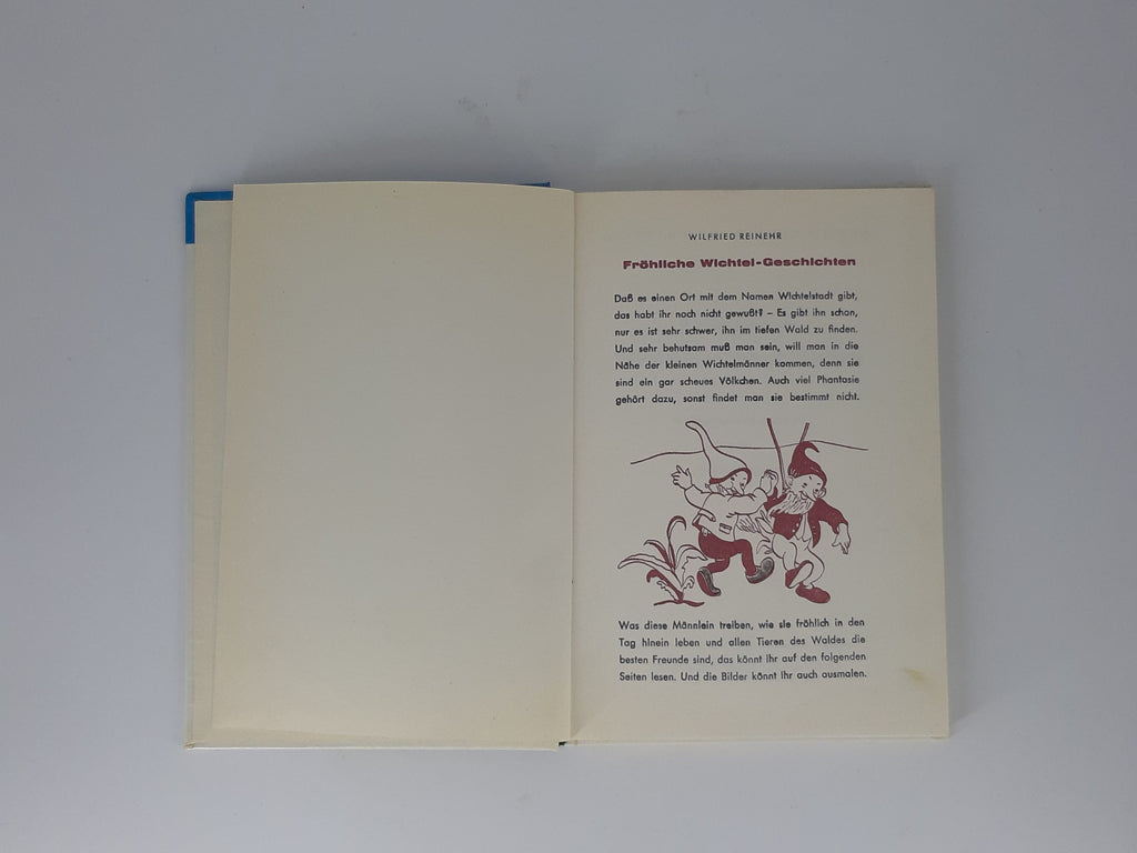 Kinderbuch GJB Göttinger Bild-Bücher Wilfried Reinehr Fröhliche Wichtelgeschichten 1968