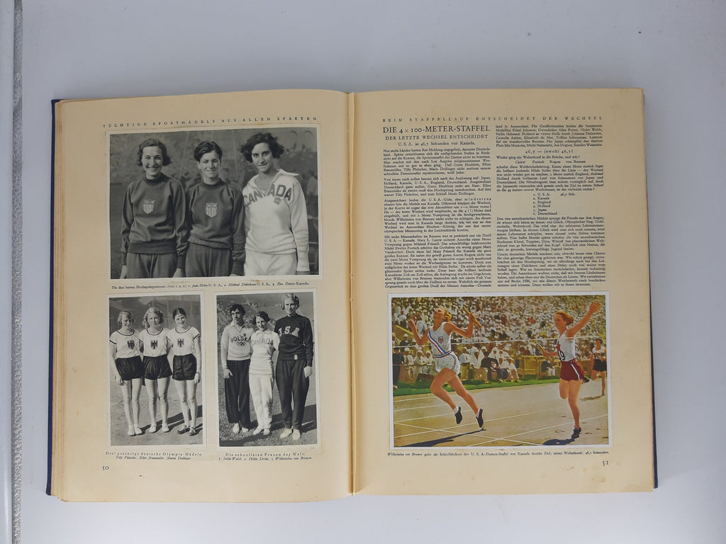 ALBEN SAMMELBILDERALBUM  Olympia 1932 Herausgeber Reemtsma Cigarettenfabriken 1932