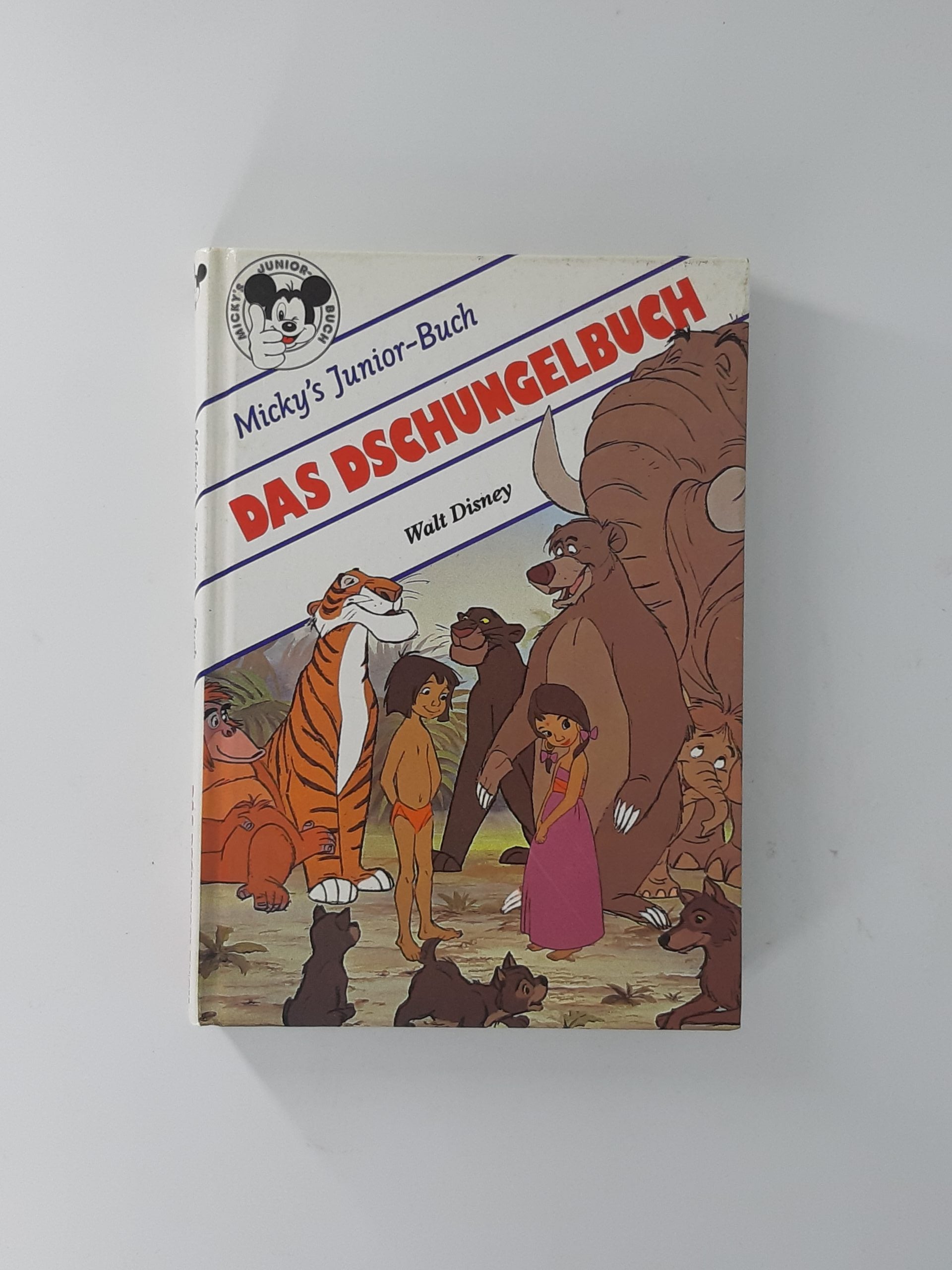 Kinderbuch Micky's Junior-Buchclub Walt Disney Das Dschungelbuch Horizont Verlag 1992