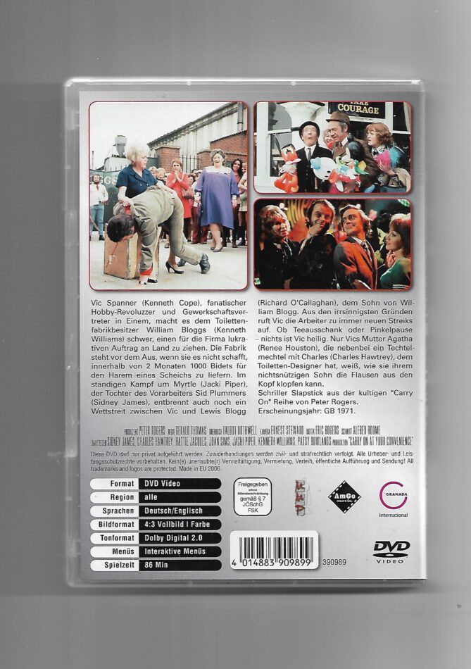 DVD Ist ja irre ein Streik kommt selten allein aus der Carry on-Reihe