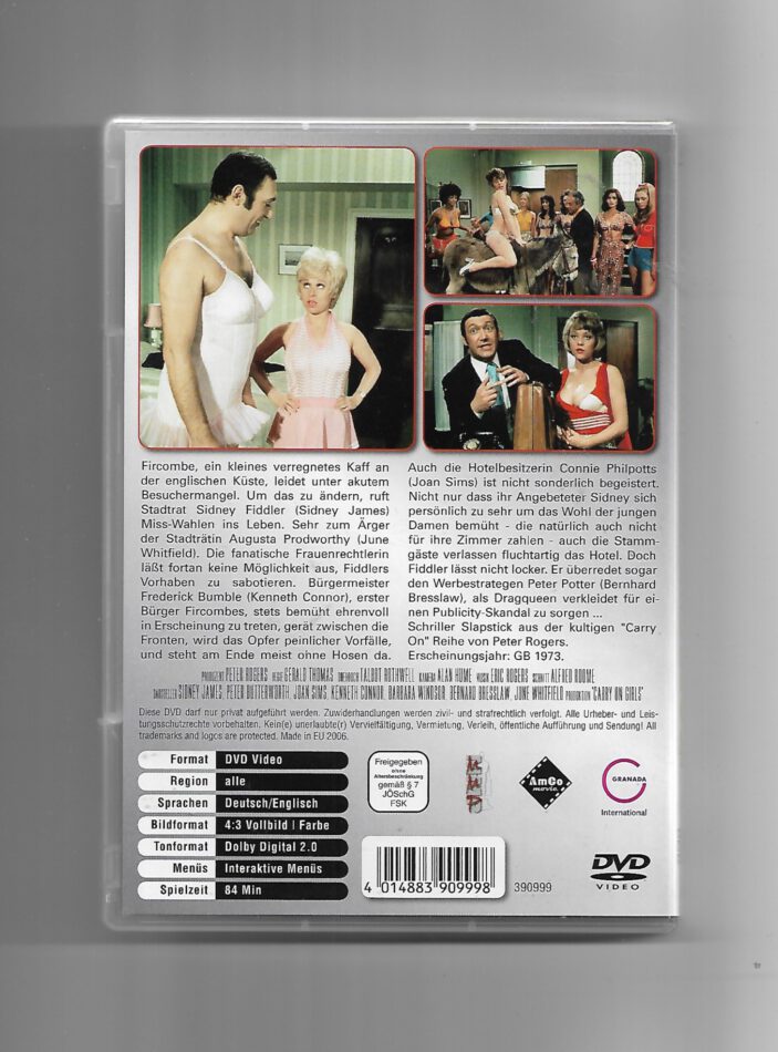 DVD Ist ja irre aus Mißwahl auf Englisch aus der Carry on-Reihe