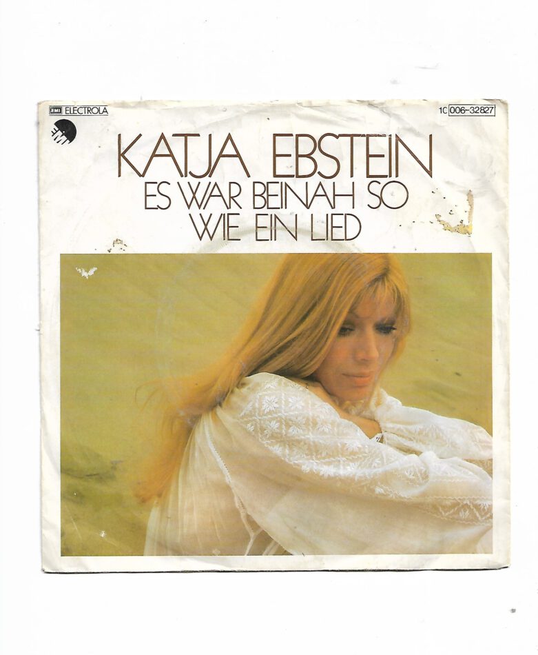 Flohmarkt Vinyl Single Katja Ebstein Es war beinah so wie ein Lied
