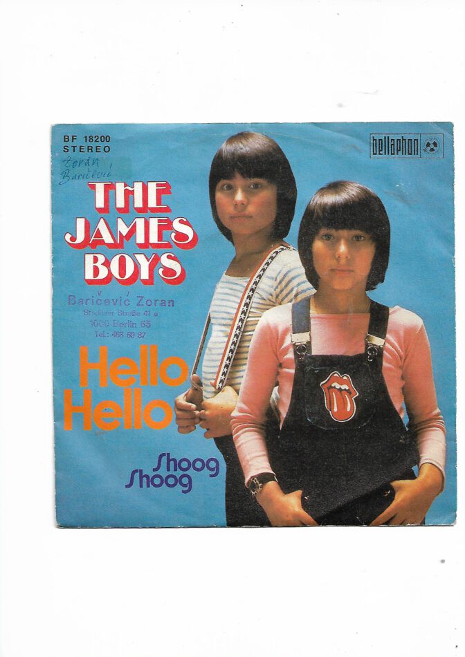 Flohmarkt Vinyl Single James Boys Hello Hello