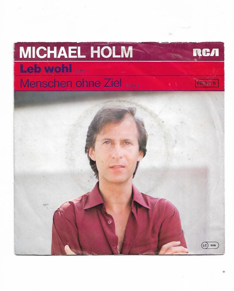 Flohmarkt Vinyl Single Michael Holm Leb wohl