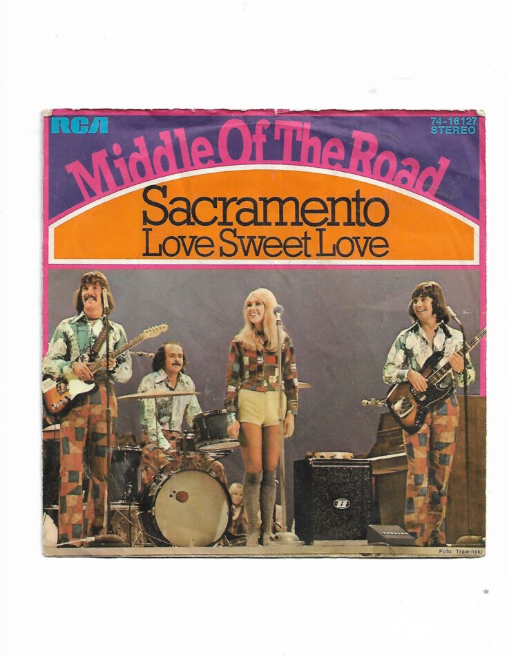 Flohmarkt Vinyl Single Middle of the road Sacramento