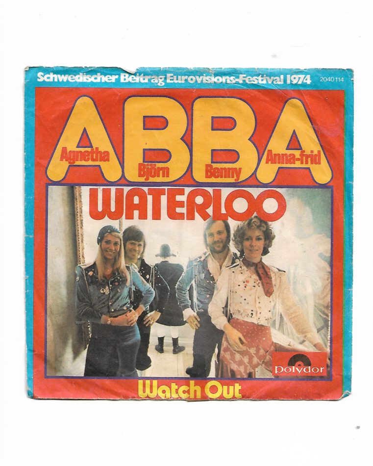 Flohmarkt Vinyl Single ABBA Waterloo