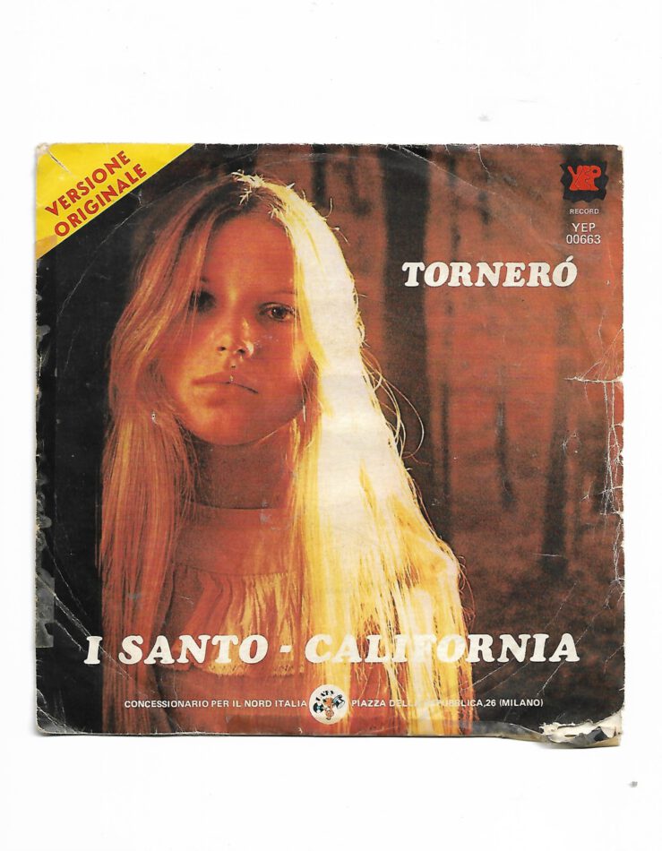 Flohmarkt Vinyl Single I Santo California Tornero