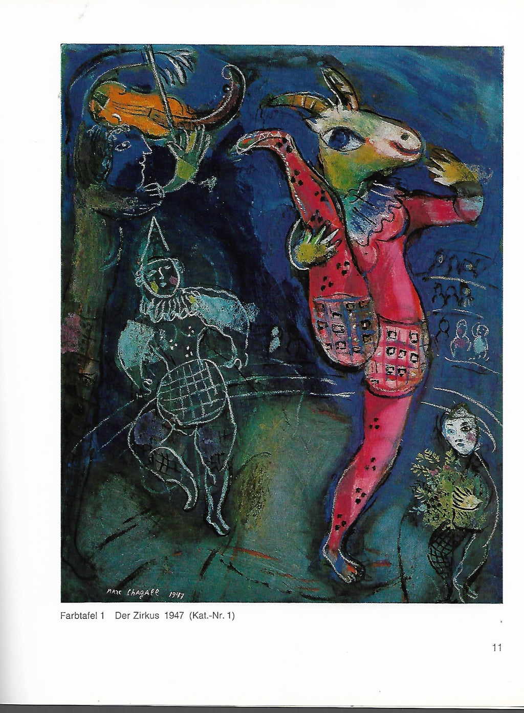 Kunst Marc Chagall Gouachen und Lavis. 1947 bis heute. (Ausstellung). 1972 / 1973. Nationalgalerie Berlin.