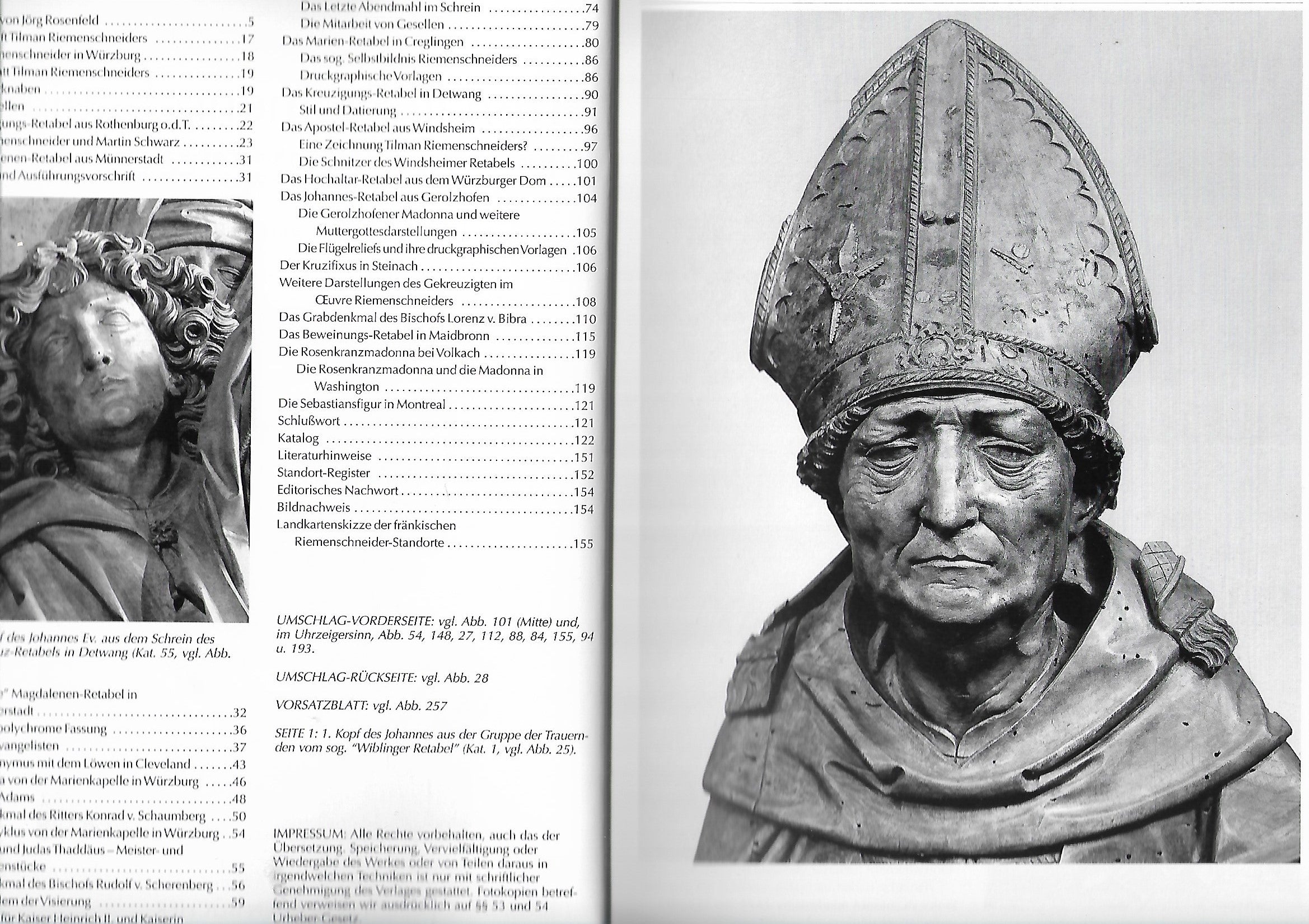 Kunst Iris Kalden-Rosenfeld Tilman Riemenschneider und seine Werkstatt Karl Robert Langewiesche Verlagsbuchhandlung 2001