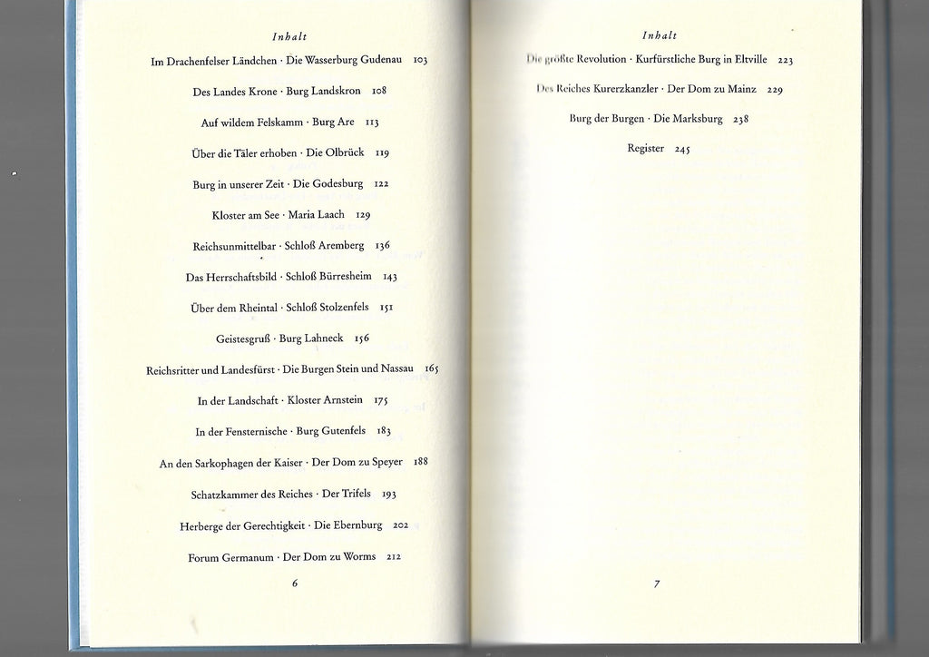 Kulturgeschichte Hans-Heinrich Welchert Burgen und Dome am Rhein Societäts-Verlag 1992