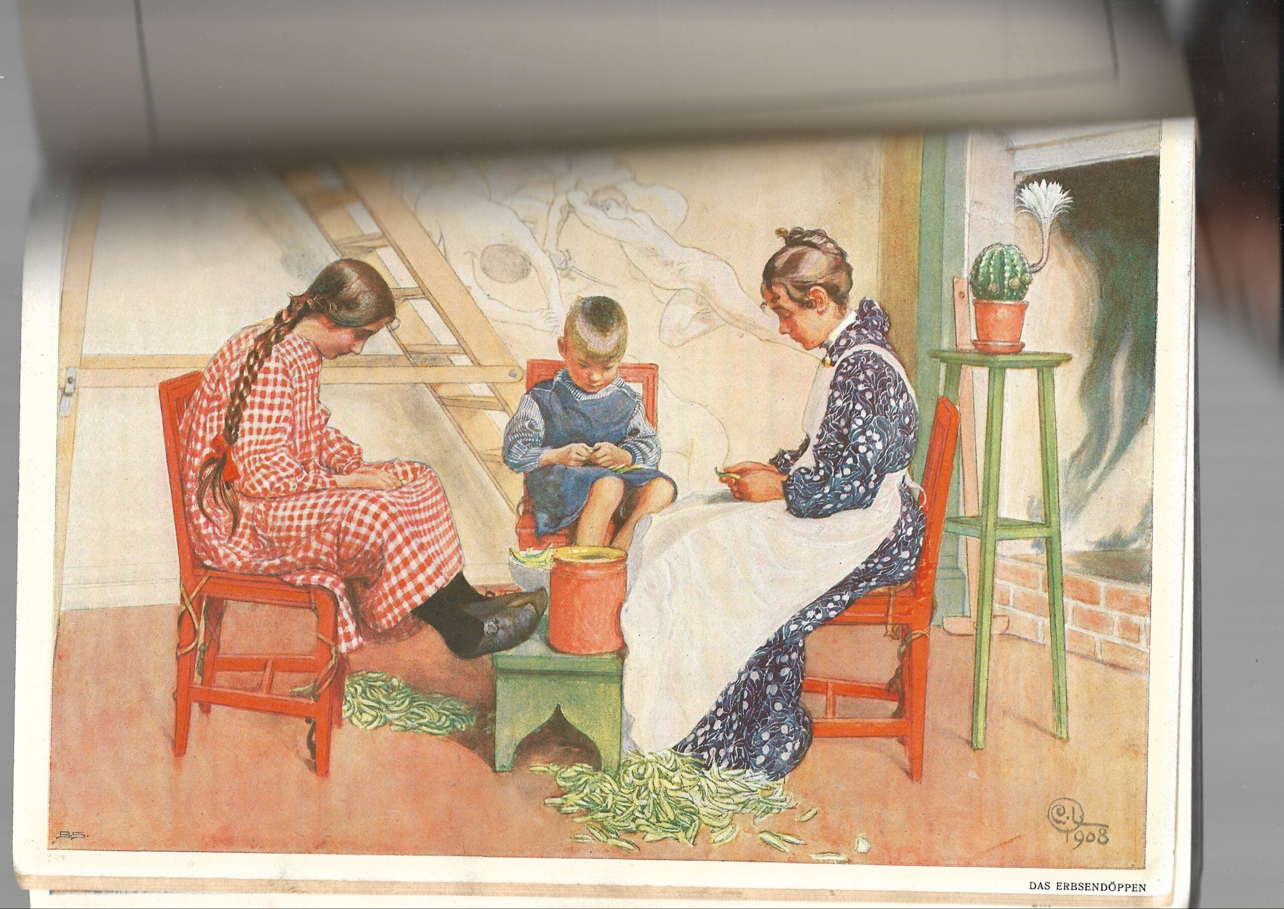 Kunst Carl Larsson Das Haus in der Sonne Karl Robert Langewiesche Verlag 1909