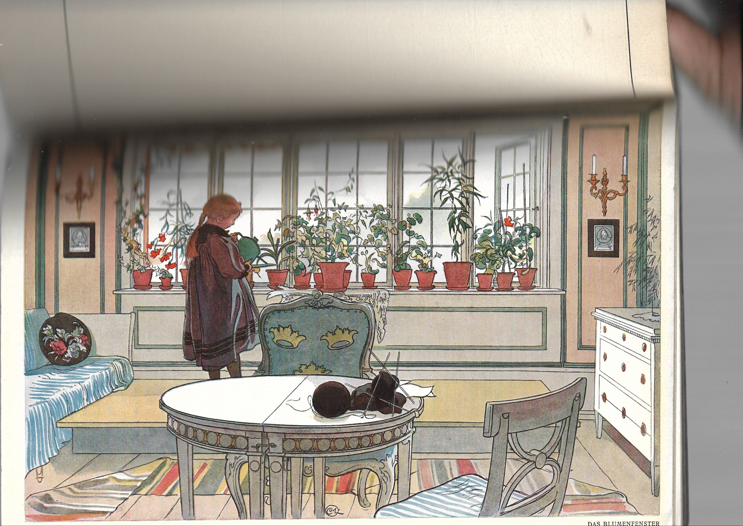 Kunst Carl Larsson Das Haus in der Sonne Karl Robert Langewiesche Verlag 1909