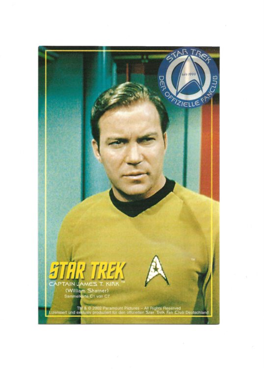 Sammelkarte Star Trek Captain Kirk