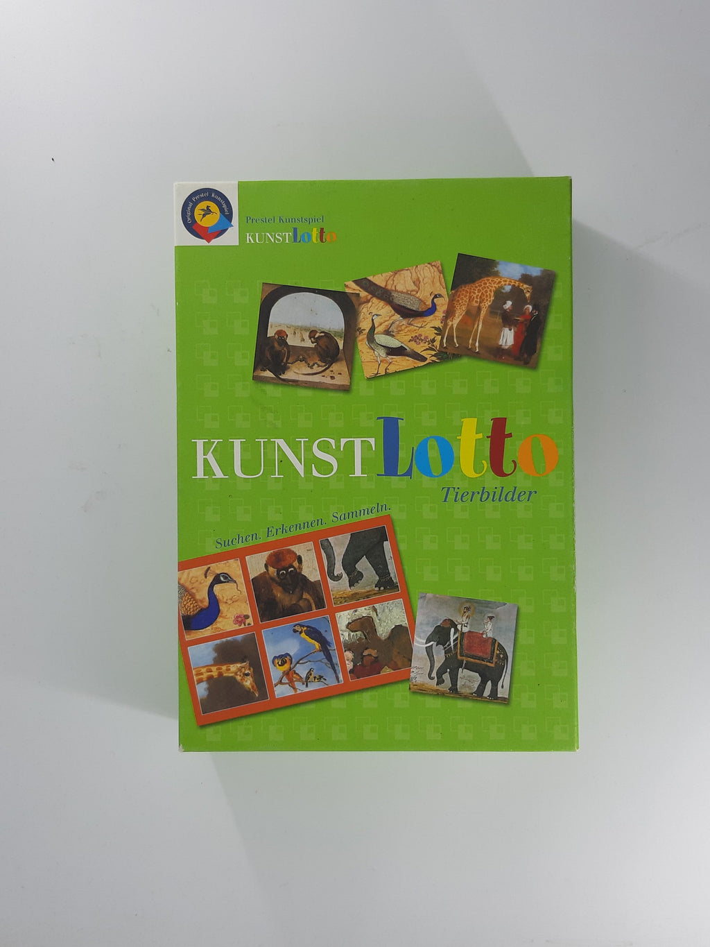 Dies & Das Prestel Kunstlotto Kunstspiel Suchen Erkennen Sammeln mit wunderschönen Tiermotiven