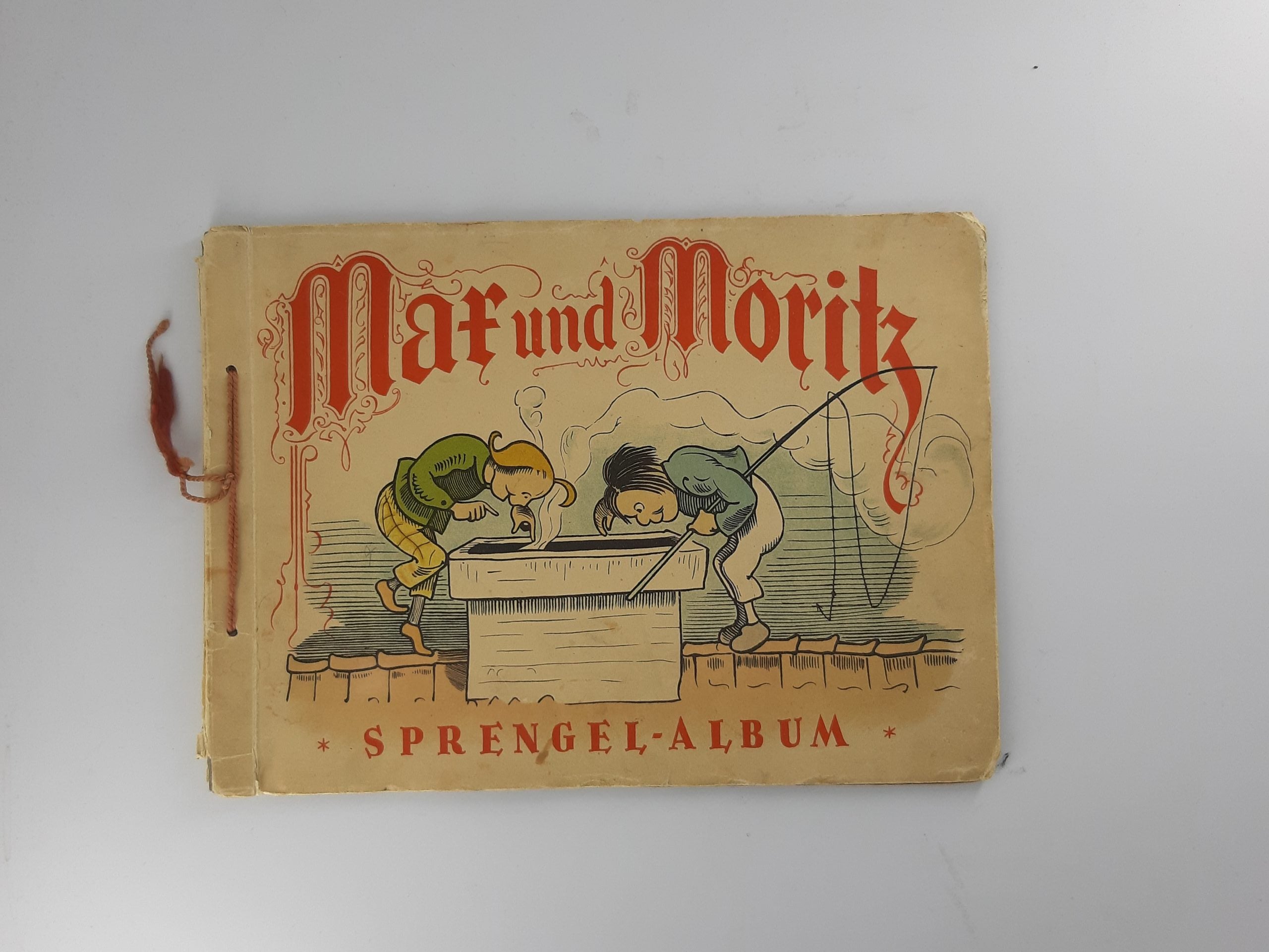 ALBEN SAMMELBILDERALBUM Sammelalbum Wilhelm Busch  Max und Moritz Herausgeber Sprengel Fabrik 1932