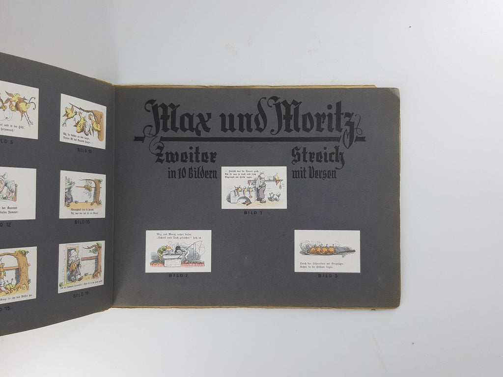 ALBEN SAMMELBILDERALBUM Sammelalbum Wilhelm Busch  Max und Moritz Herausgeber Sprengel Fabrik 1932