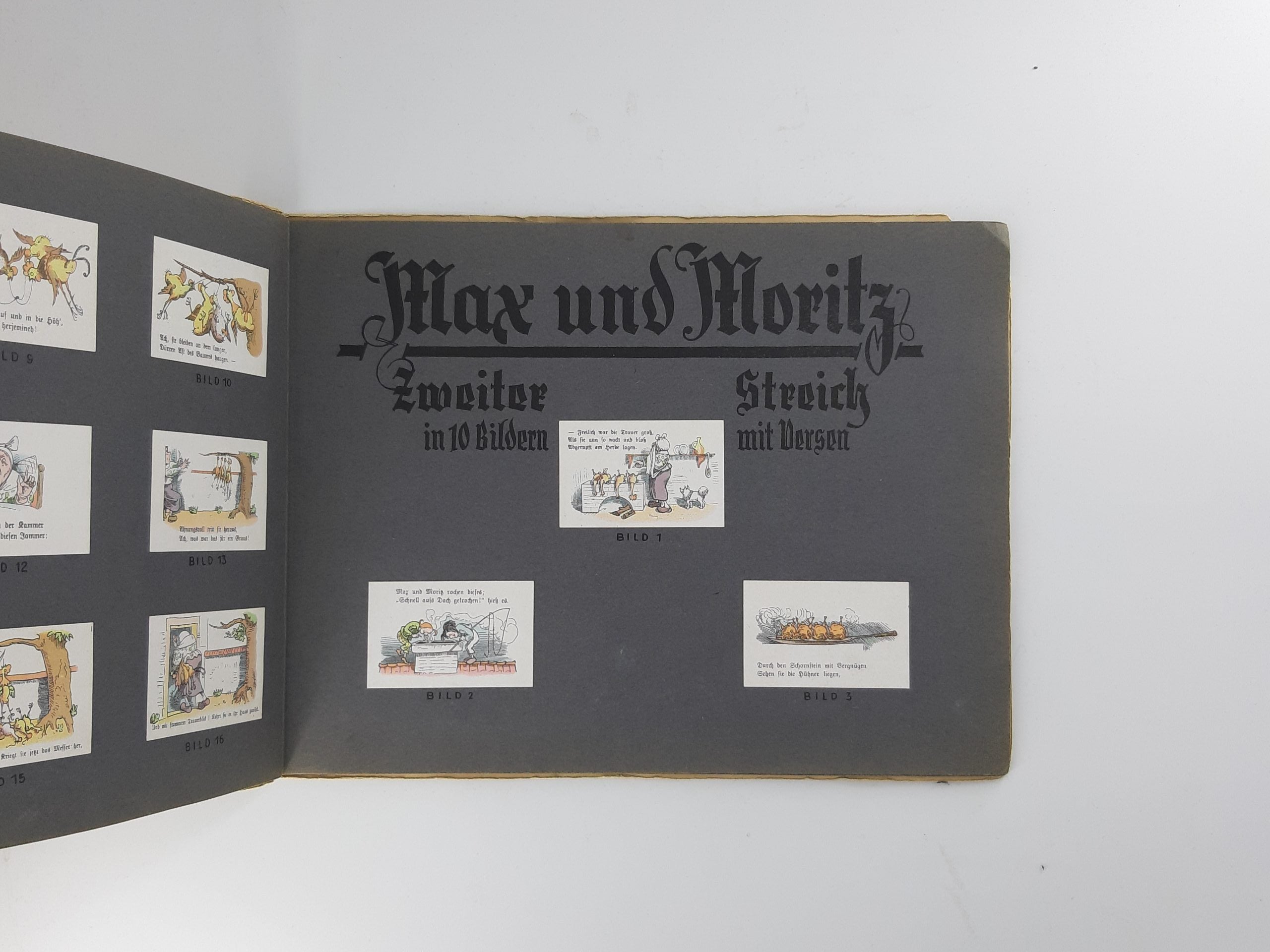 ALBEN SAMMELBILDERALBUM Sammelalbum Wilhelm Busch  Max und Moritz Herausgeber Sprengel Fabrik 1932