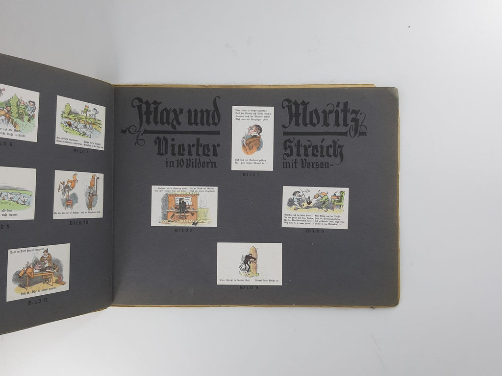 ALBEN SAMMELBILDERALBUM Sammelalbum Wilhelm Busch  Max und Moritz Herausgeber Sprengel Fabrik 1932
