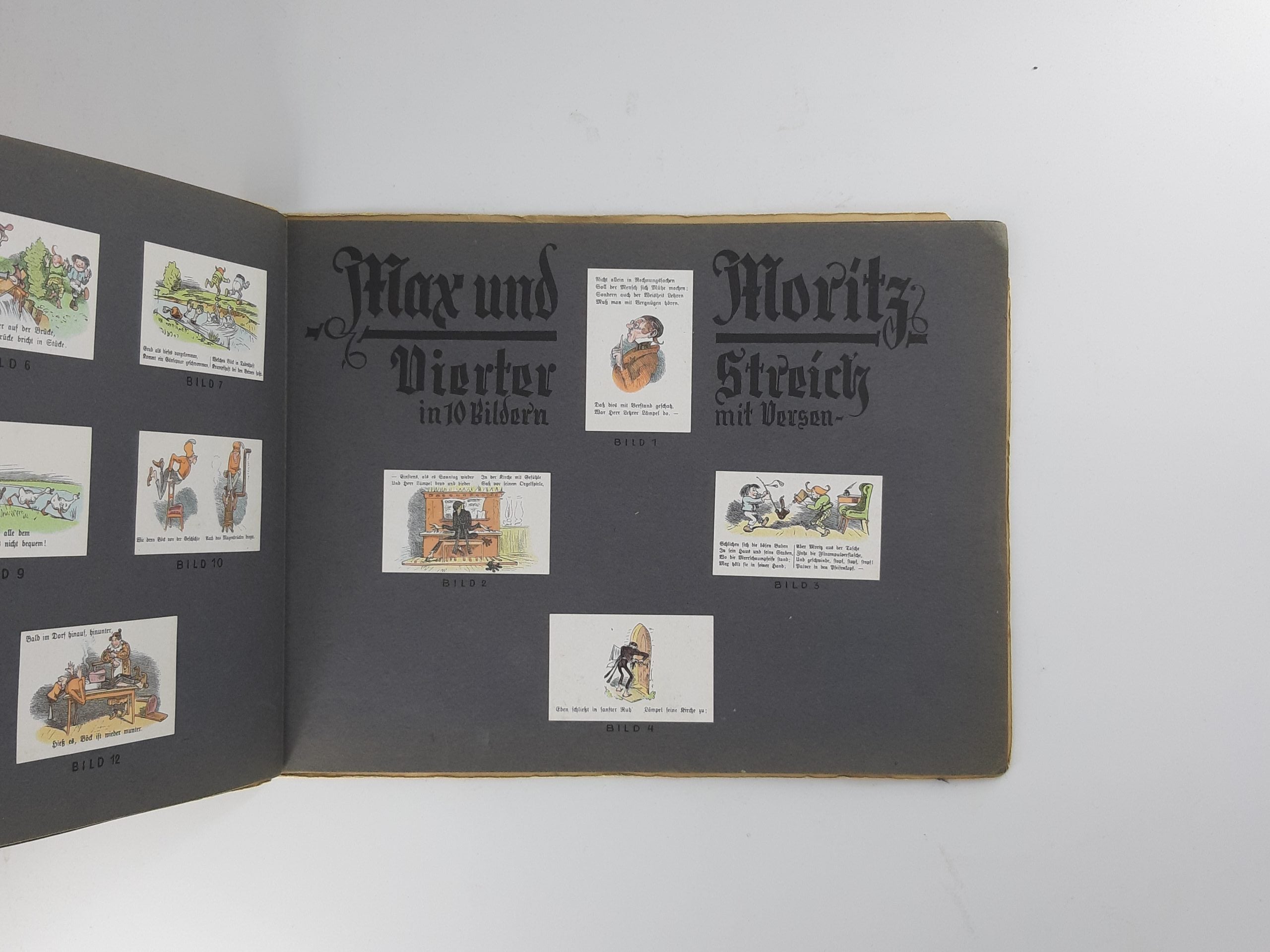 ALBEN SAMMELBILDERALBUM Sammelalbum Wilhelm Busch  Max und Moritz Herausgeber Sprengel Fabrik 1932