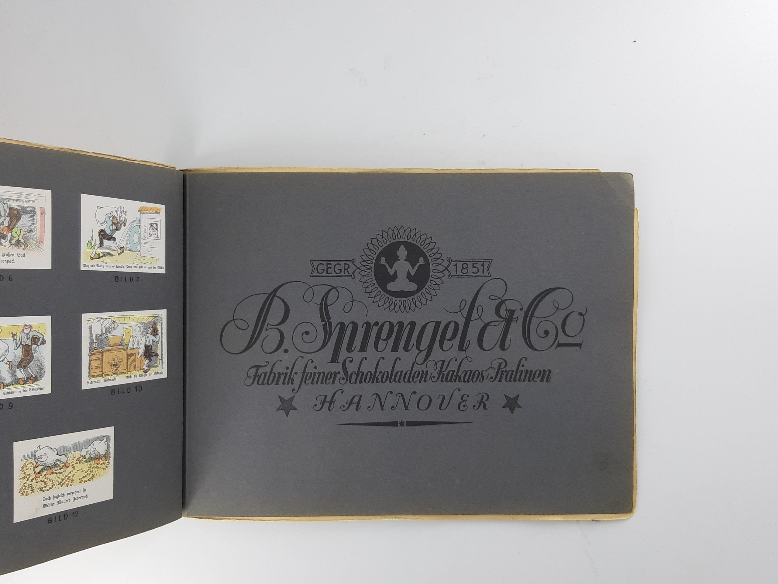 ALBEN SAMMELBILDERALBUM Sammelalbum Wilhelm Busch  Max und Moritz Herausgeber Sprengel Fabrik 1932