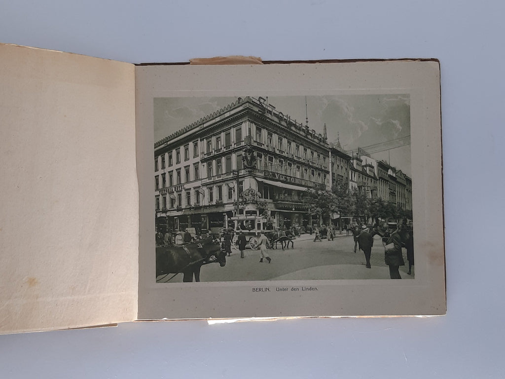 Berlin Erinnerung an Berlin – Historisches Lichtdruck‑Album um 1900 mit 16 Ansichten