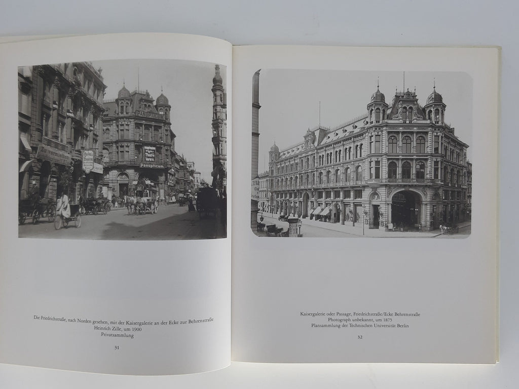 Berlin Janos Frecot/Helmut Geisert Berlin Frühe Photographien 1857 - 1913 Schirmer/Mosel 1984