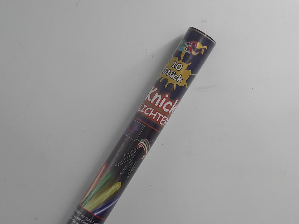 Dies & Das Knicklicht 10 Stück in 5 verschiedenen Farben geeignet als Armband Stäbchen oder Halskette!