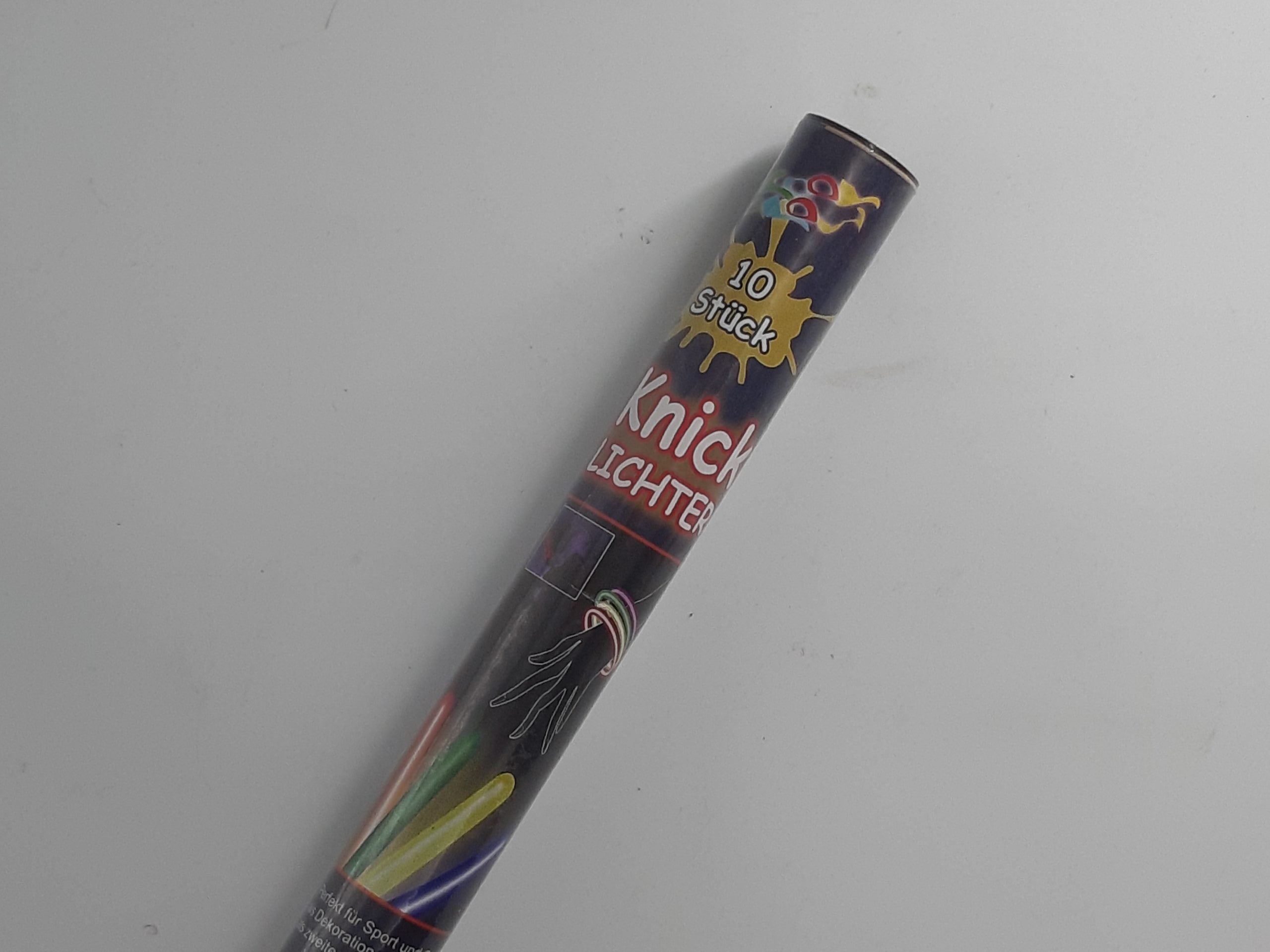 Dies & Das Knicklicht 10 Stück in 5 verschiedenen Farben geeignet als Armband Stäbchen oder Halskette!