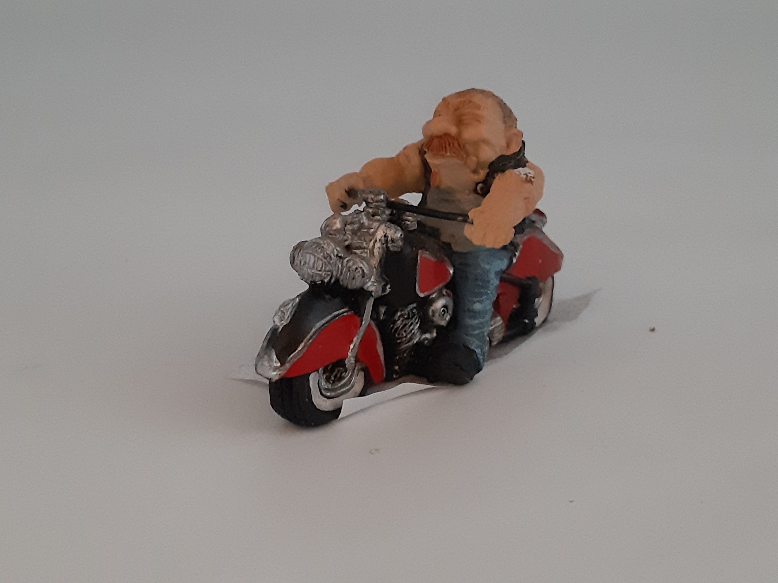 Dies & Das - Figur Biker Hank klein aus Polyresin Länge ca 7 cm