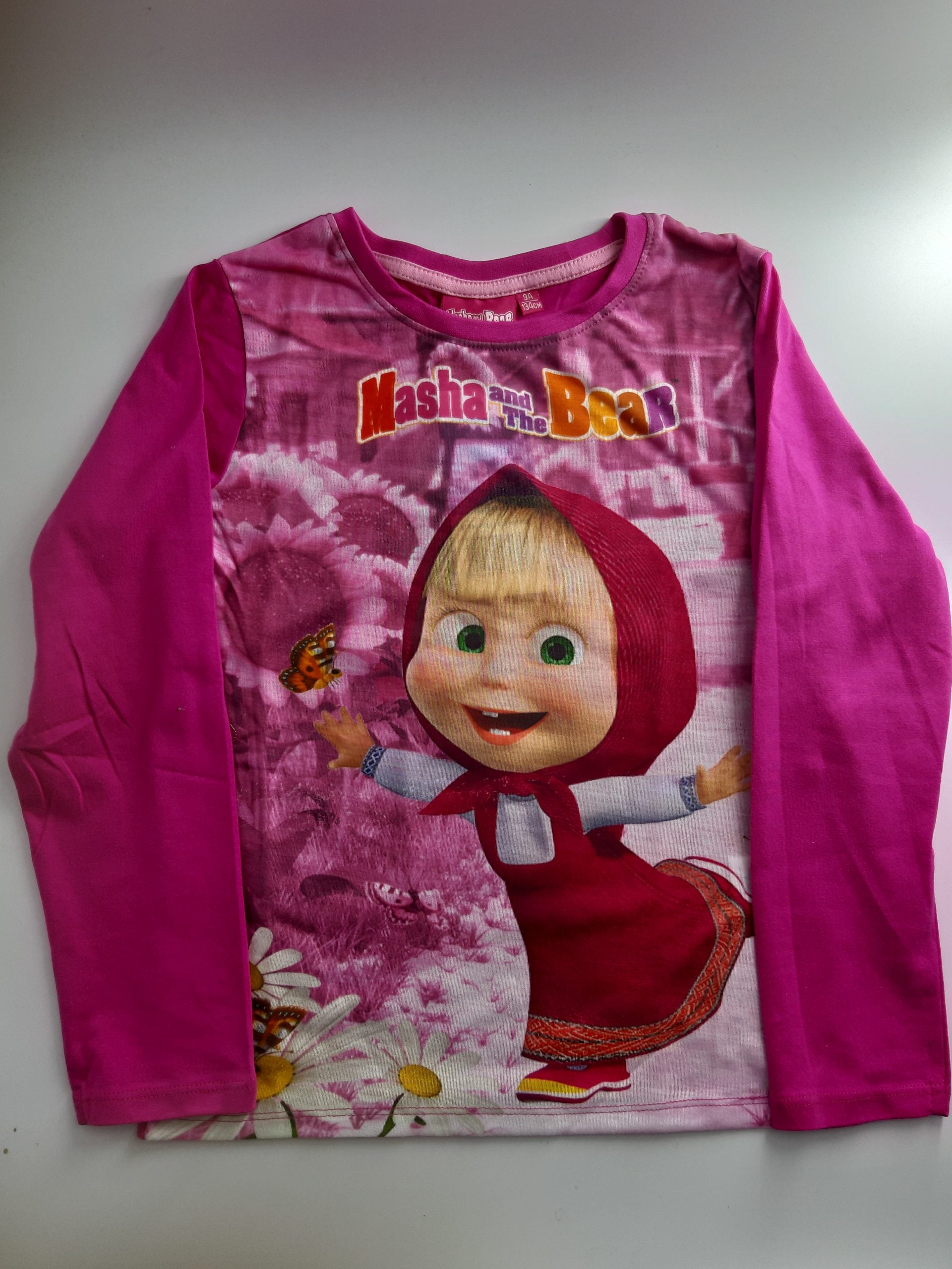 Langarmshirt Mascha und der Bär Größe 134 cm  9 Jahre
