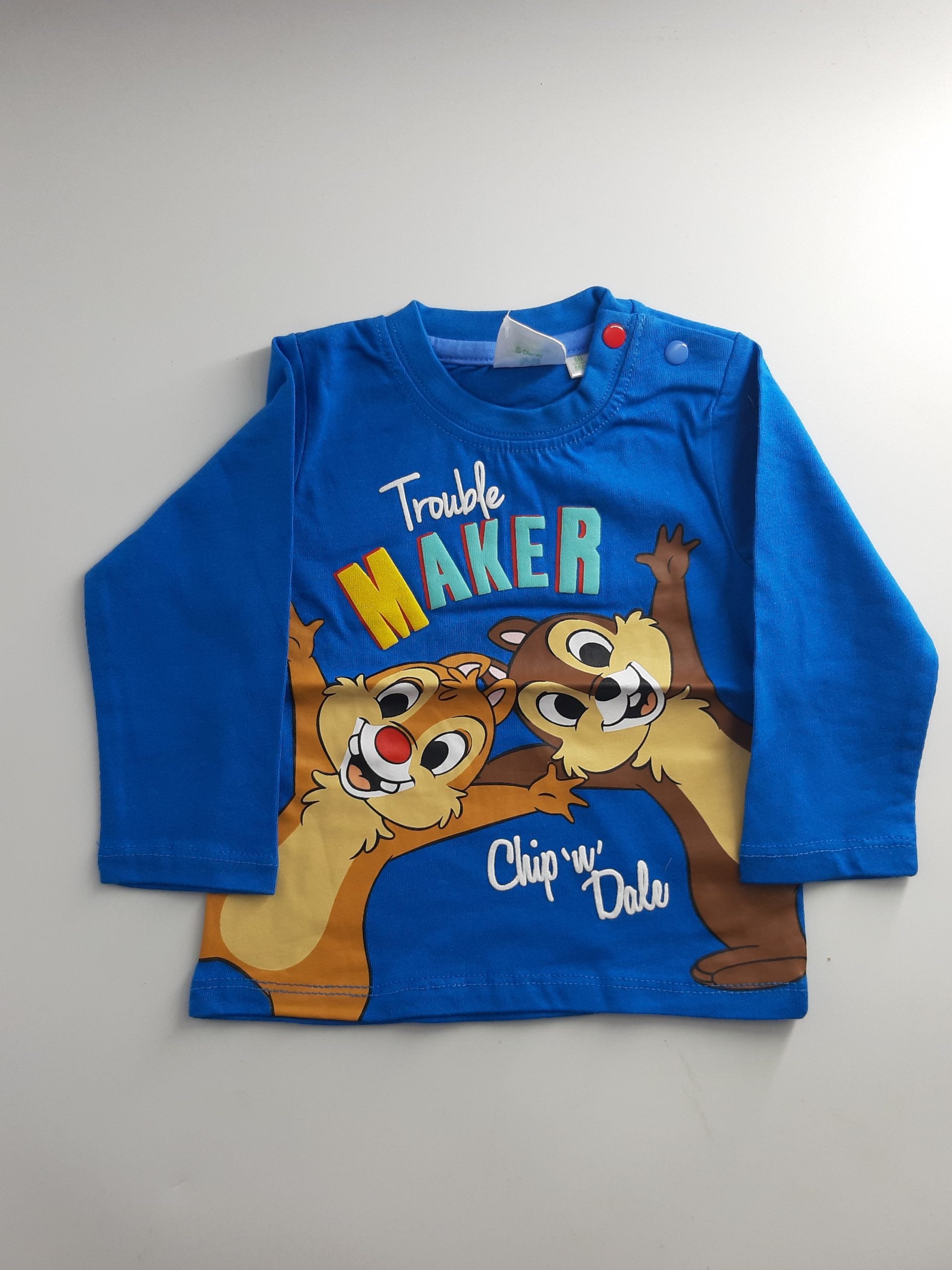 Langarmshirt Disney Baby Chip und Chap Troublemaker Größe 80 cm 12 Monate