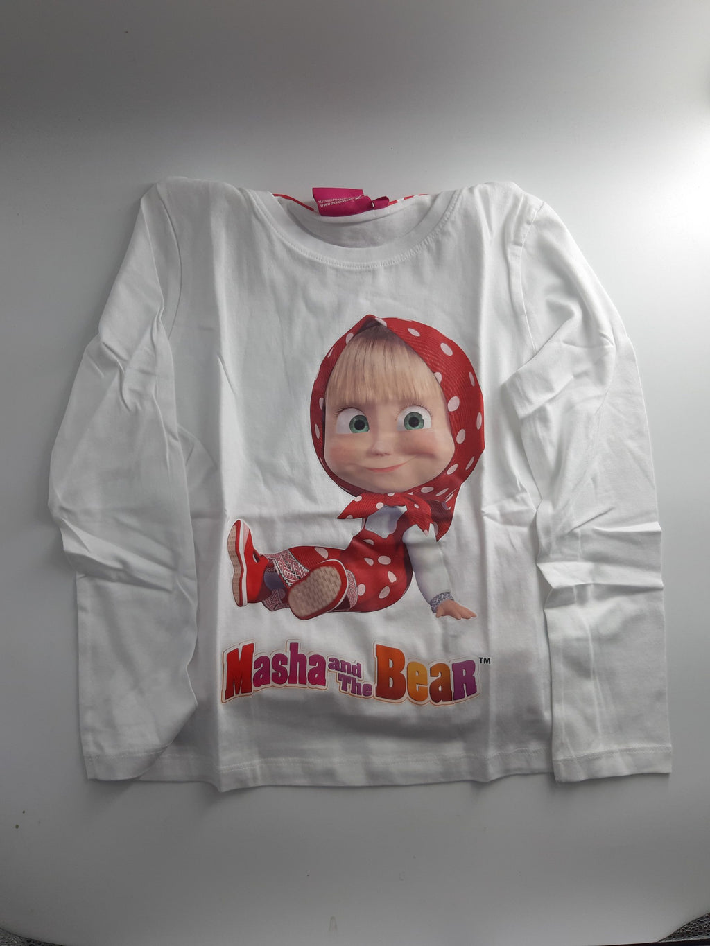 Pyjama Schlafanzug Mascha und der Bär Größe 128 cm 8 Jahre