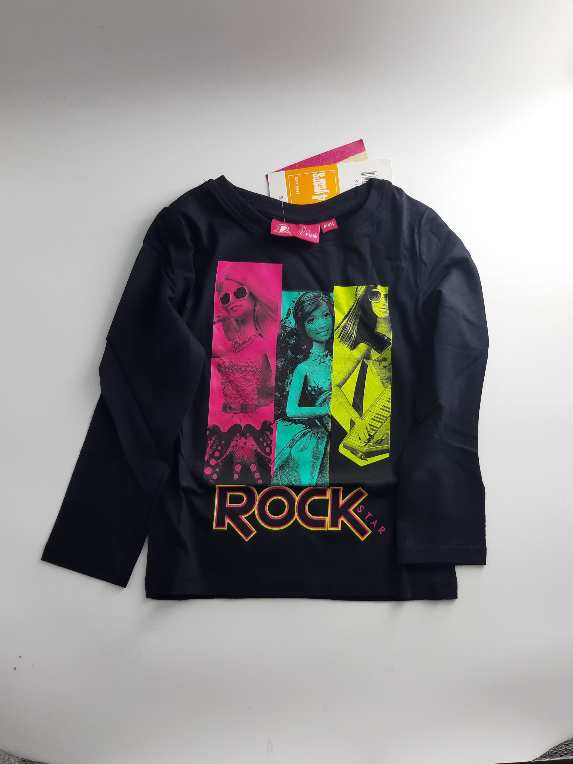 Langarmshirt Barbie Rockstar Größe 104 cm 4 Jahre