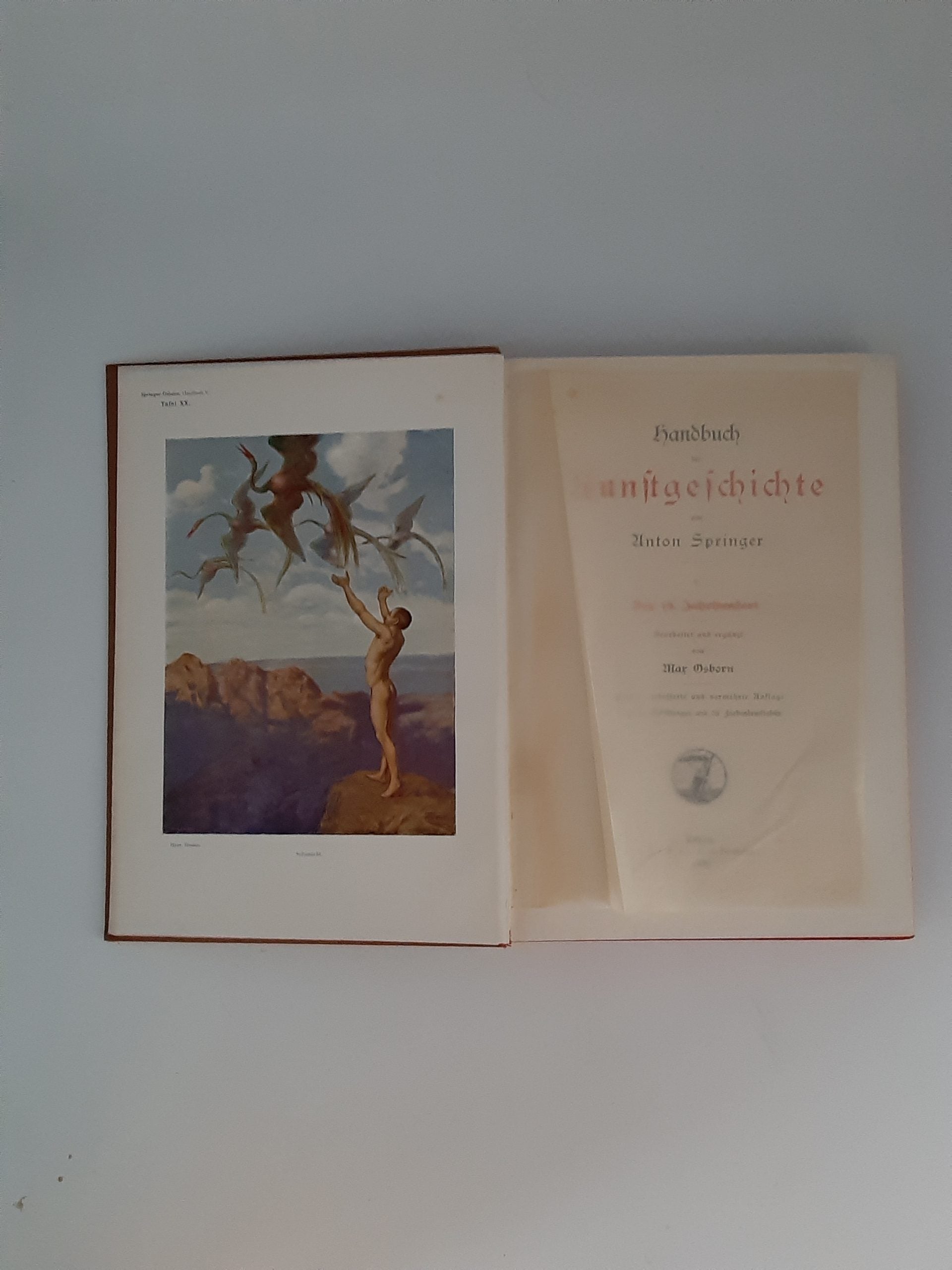 Kunst Anton Springer Handbuch der Kunstgeschichte Band 1 - 5 Verlag EAS E.A. Seemann 1895 - 1909