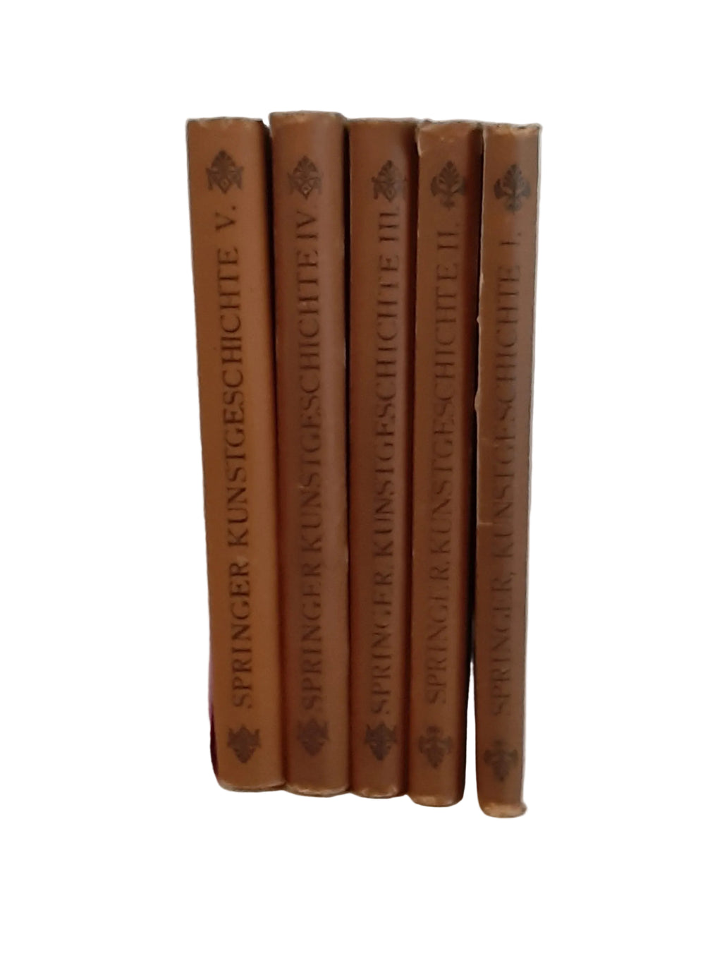 Kunst Anton Springer Handbuch der Kunstgeschichte Band 1 - 5 Verlag EAS E.A. Seemann 1895 - 1909