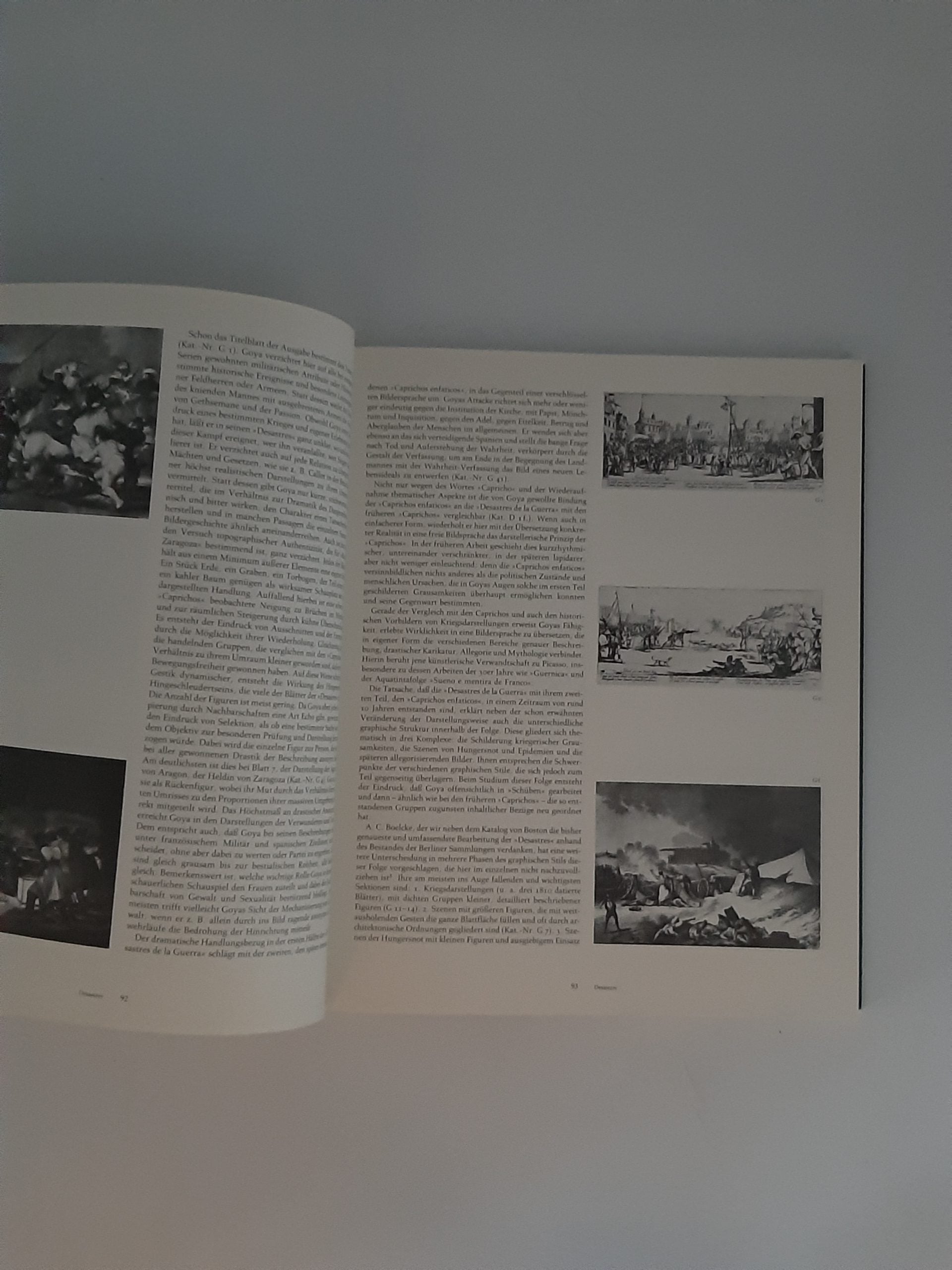 Kunst Goya Zeichnungen und Druckgraphik Städtische Galerie im Städelschen Kunstinstitut 1981
