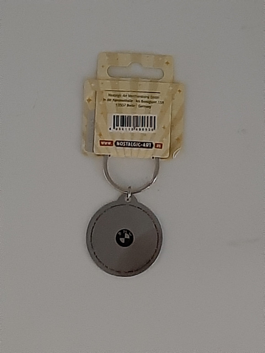 Schlüsselanhänger BMW - Logo aus Edelstahl (Nostalgic Art)